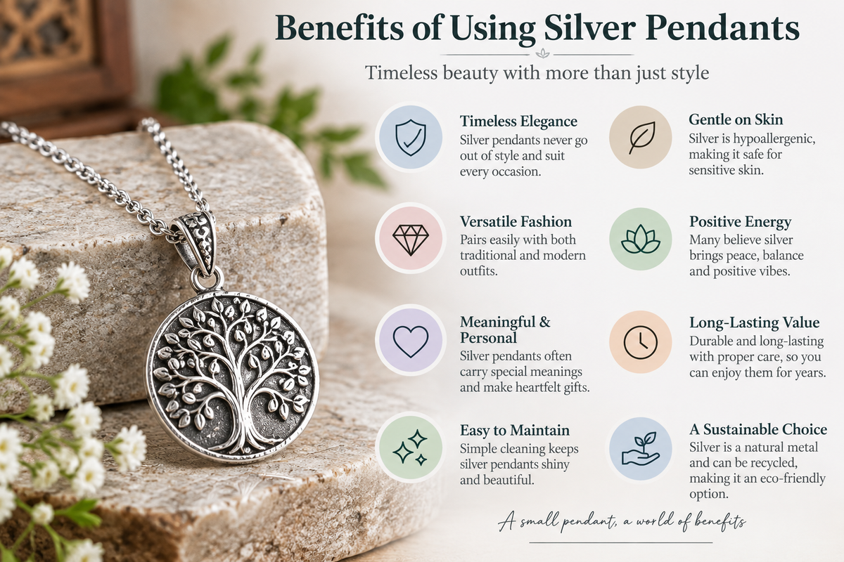 Benefits of Using Silver Pendants