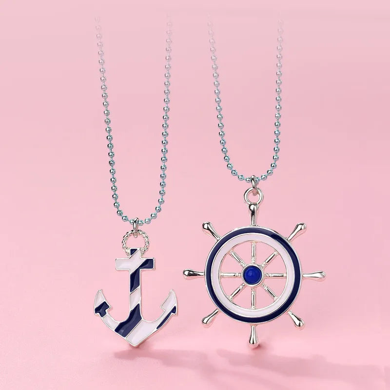 Achor Pendant Kids Necklace With Sliver chain