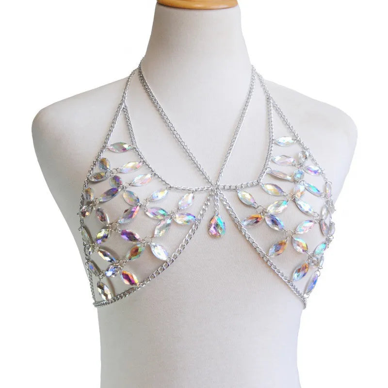 Gemstone Bra Body Chain