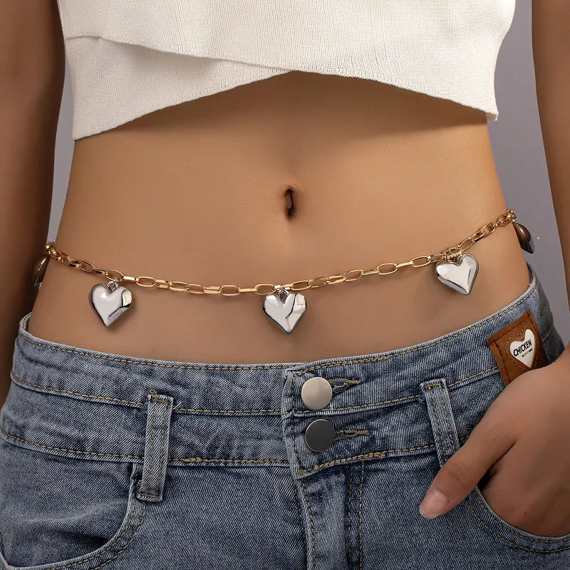 Heart Charm Waist Chain for Women