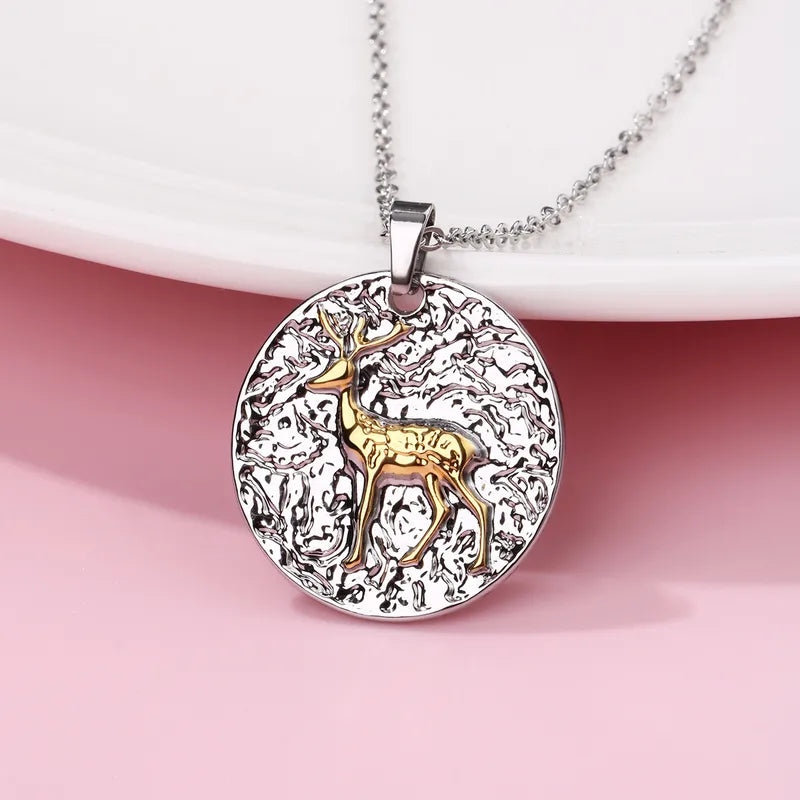 Kid's Turtle Shape Alloy Plated Necklace