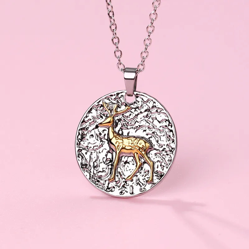 Kid's Turtle Shape Alloy Plated Necklace