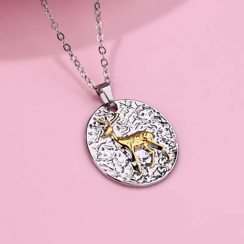 Kid's Turtle Shape Alloy Plated Necklace