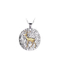 Kid's Deer Shape Alloy Plated Necklace