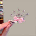 Kid's Princess Crown Star Chain Hair Clip