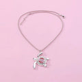 Tortoise Pandent Kid's Nacklass With Chain