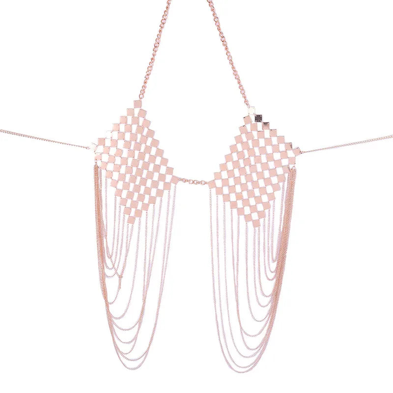 Women’s Beach Style Gold Imitation Body Chain